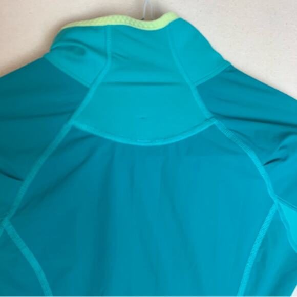 Lululemon Trail Bound women's size 4 1/2 zip blue mesh luxtreme cold weather run - Picture 13 of 14
